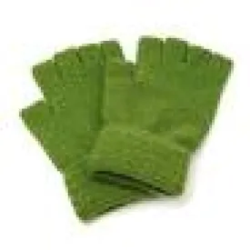 Knitted Fingerless Glove - Green
