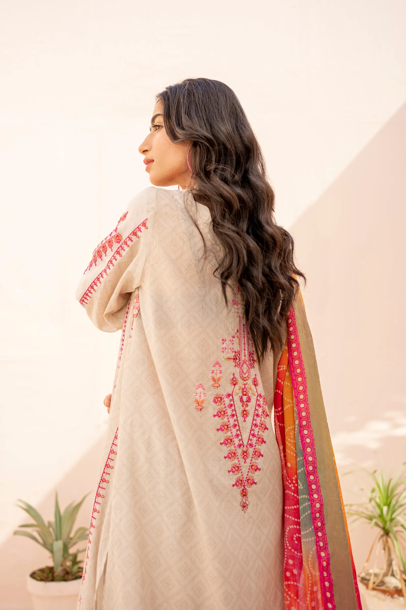 Lawn Digital Print Embroidery