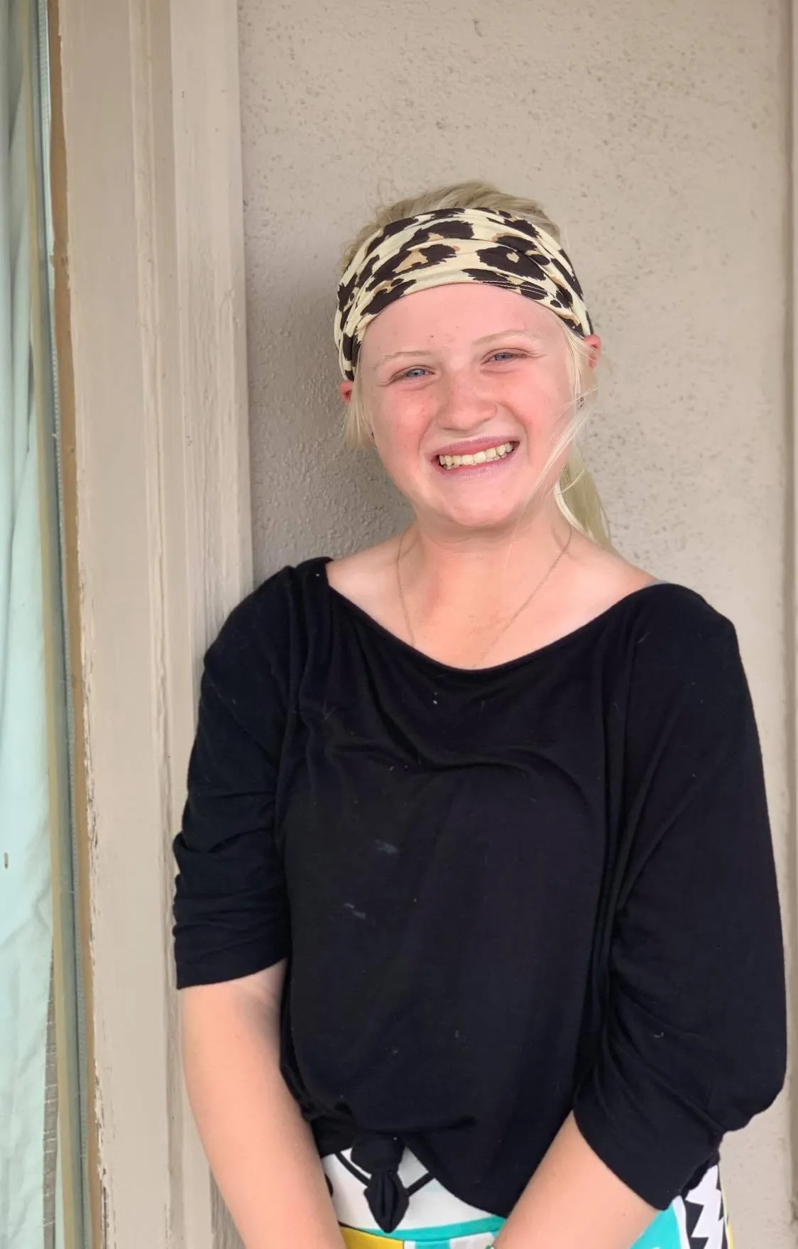 Leopard Print Face Shield, Mask or Headband