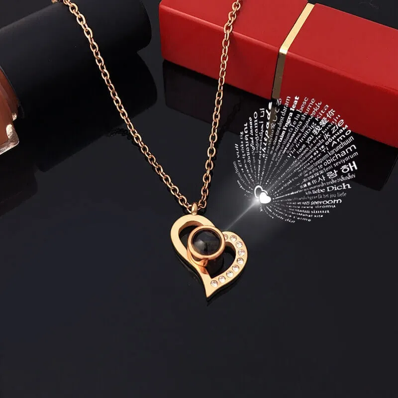 Love Necklace in 100 languages