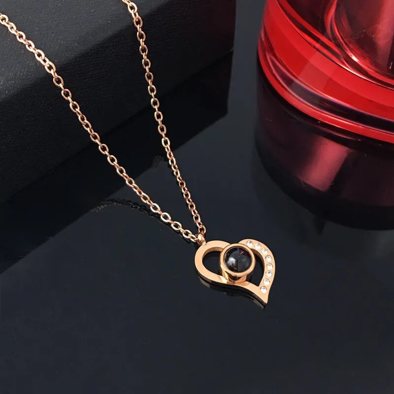 Love Necklace in 100 languages