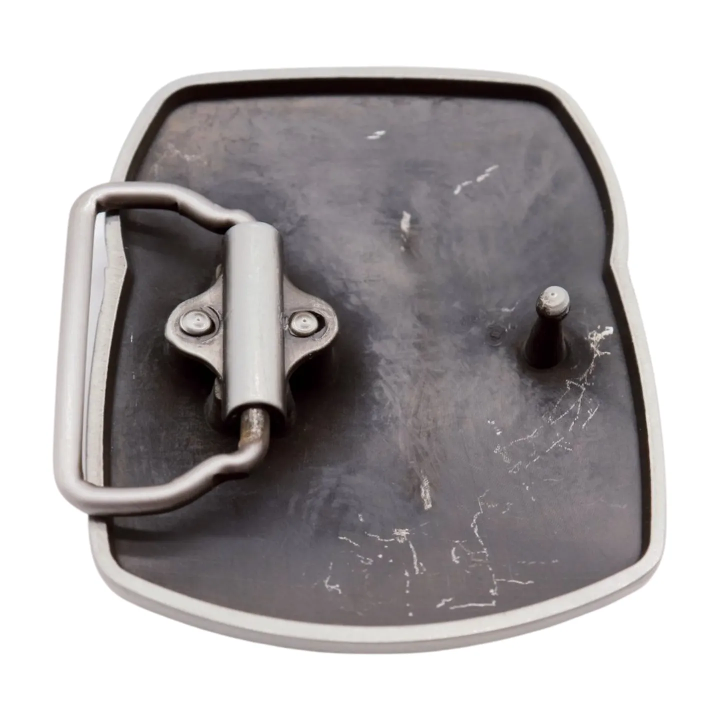 Men Women Silver Metal Belt Buckle Tiki Statue
