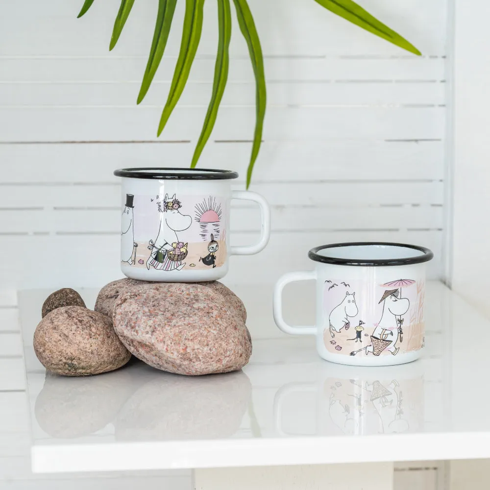 Moomin Enamel Mug 3.7 dl Moomin Beach