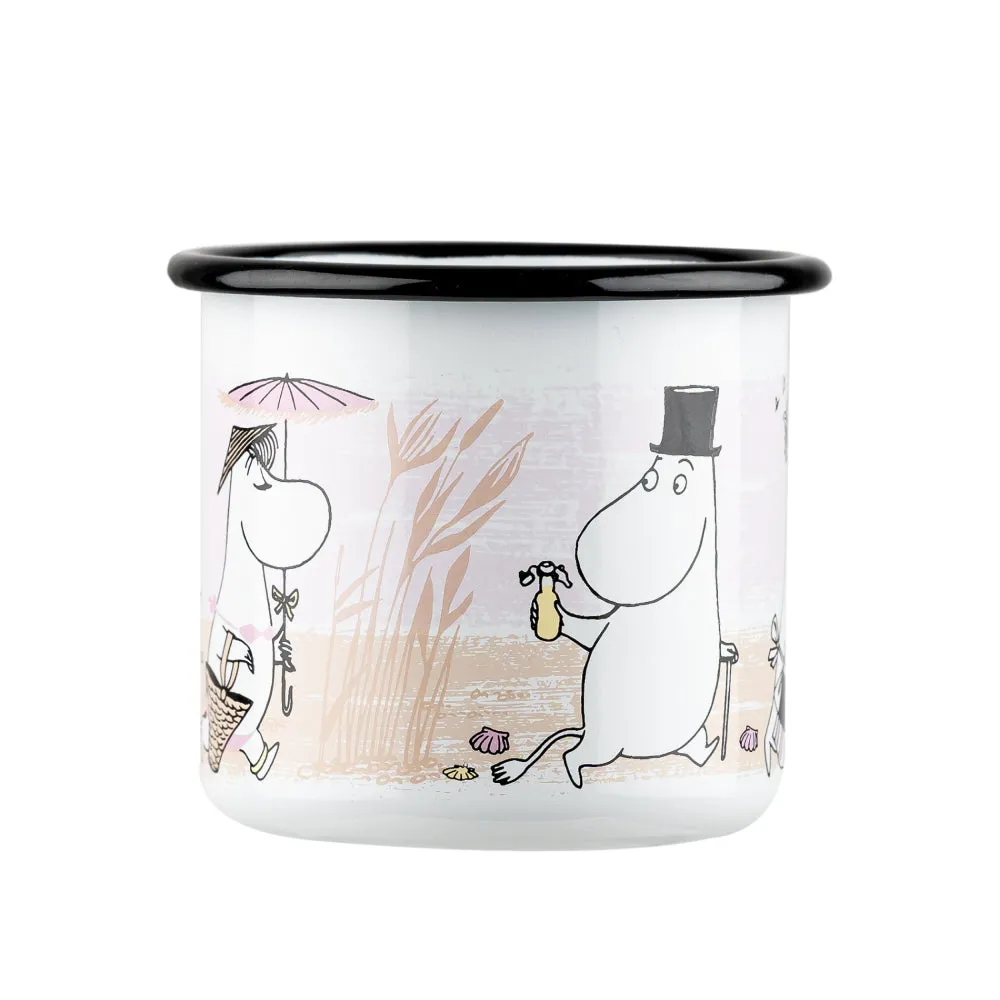 Moomin Enamel Mug 3.7 dl Moomin Beach