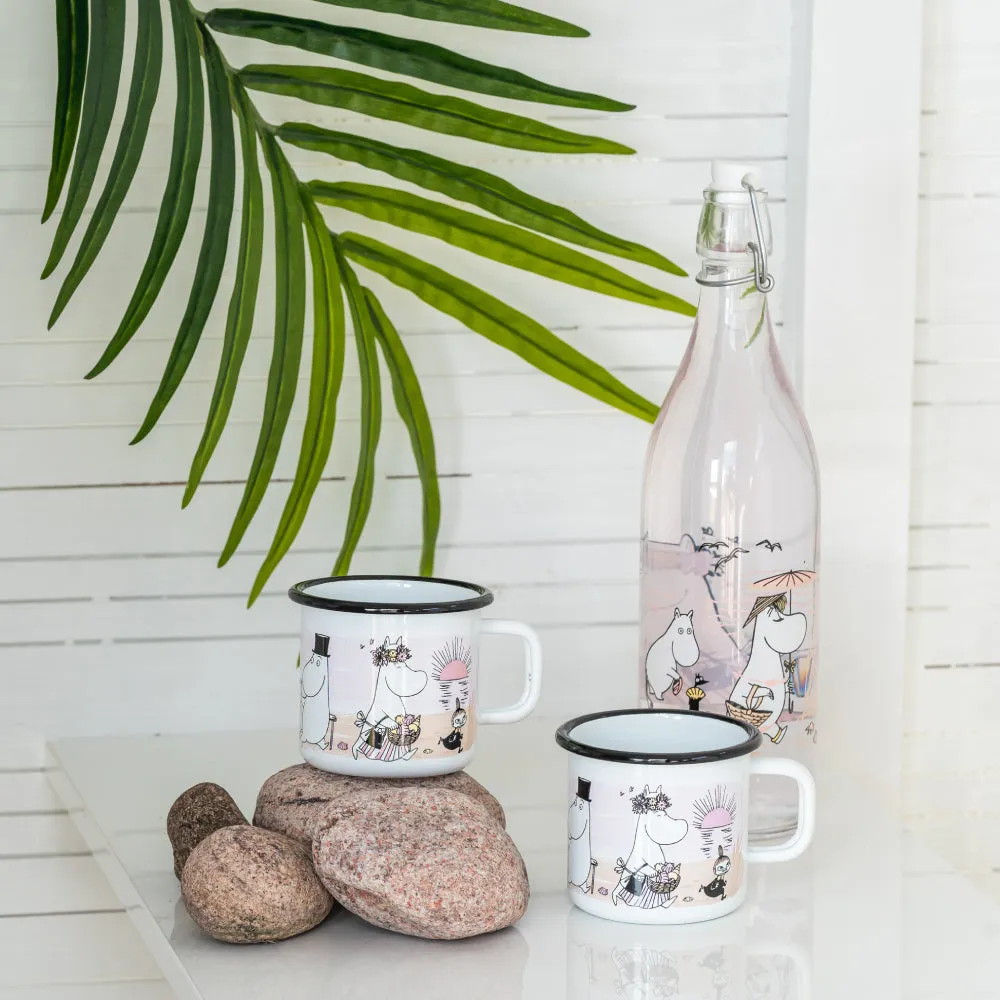 Moomin Enamel Mug 3.7 dl Moomin Beach