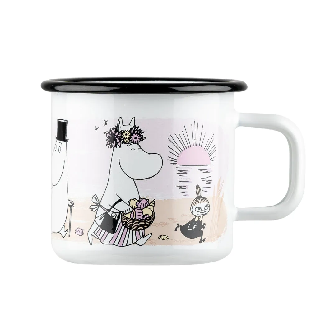 Moomin Enamel Mug 3.7 dl Moomin Beach