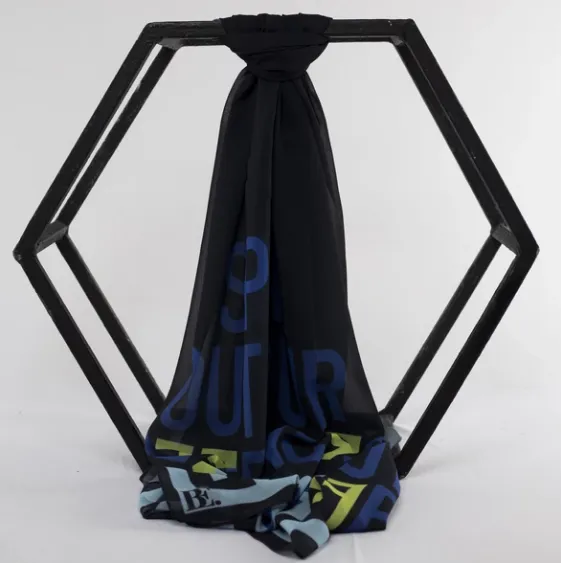 Original: Black & Blue Scarf