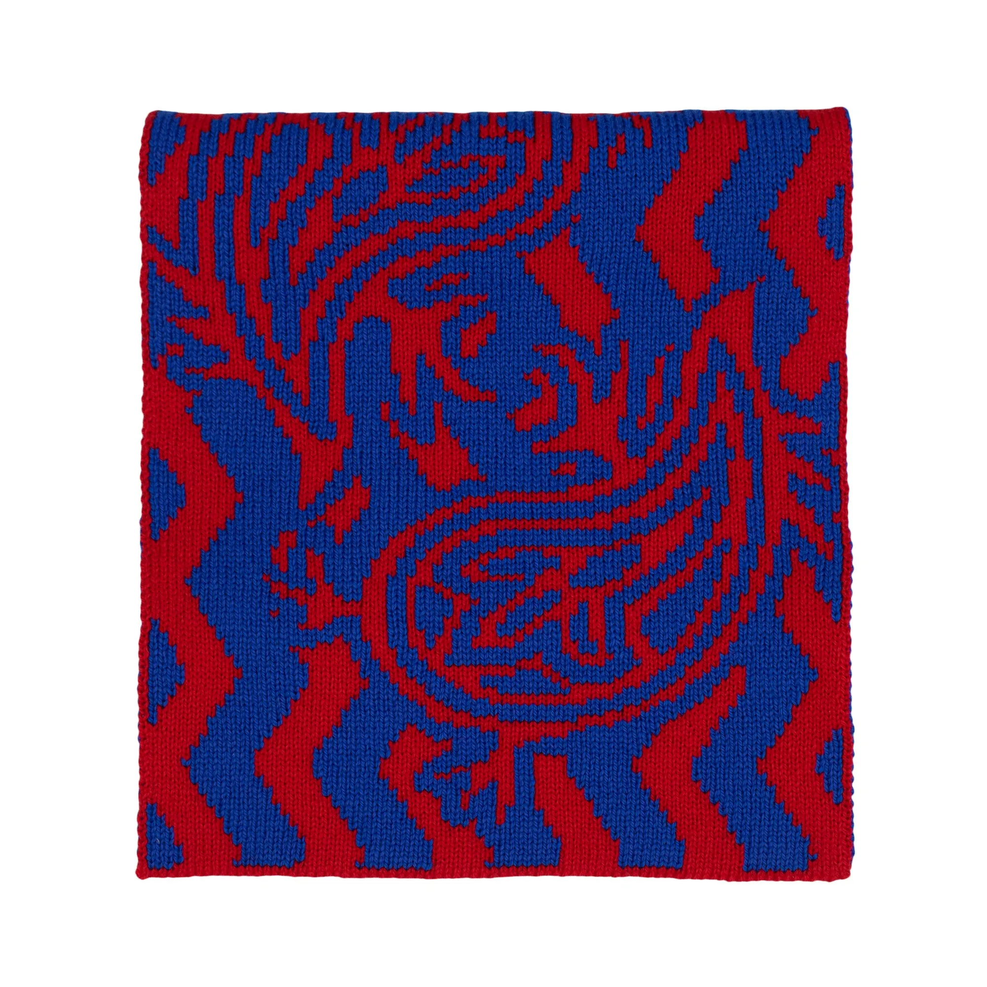 Paisley Gods Merino Scarf – Blue & Red