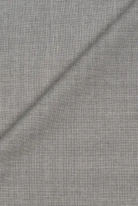 Piacenza Light Grey Virgin Wool Cloth - 1.5m