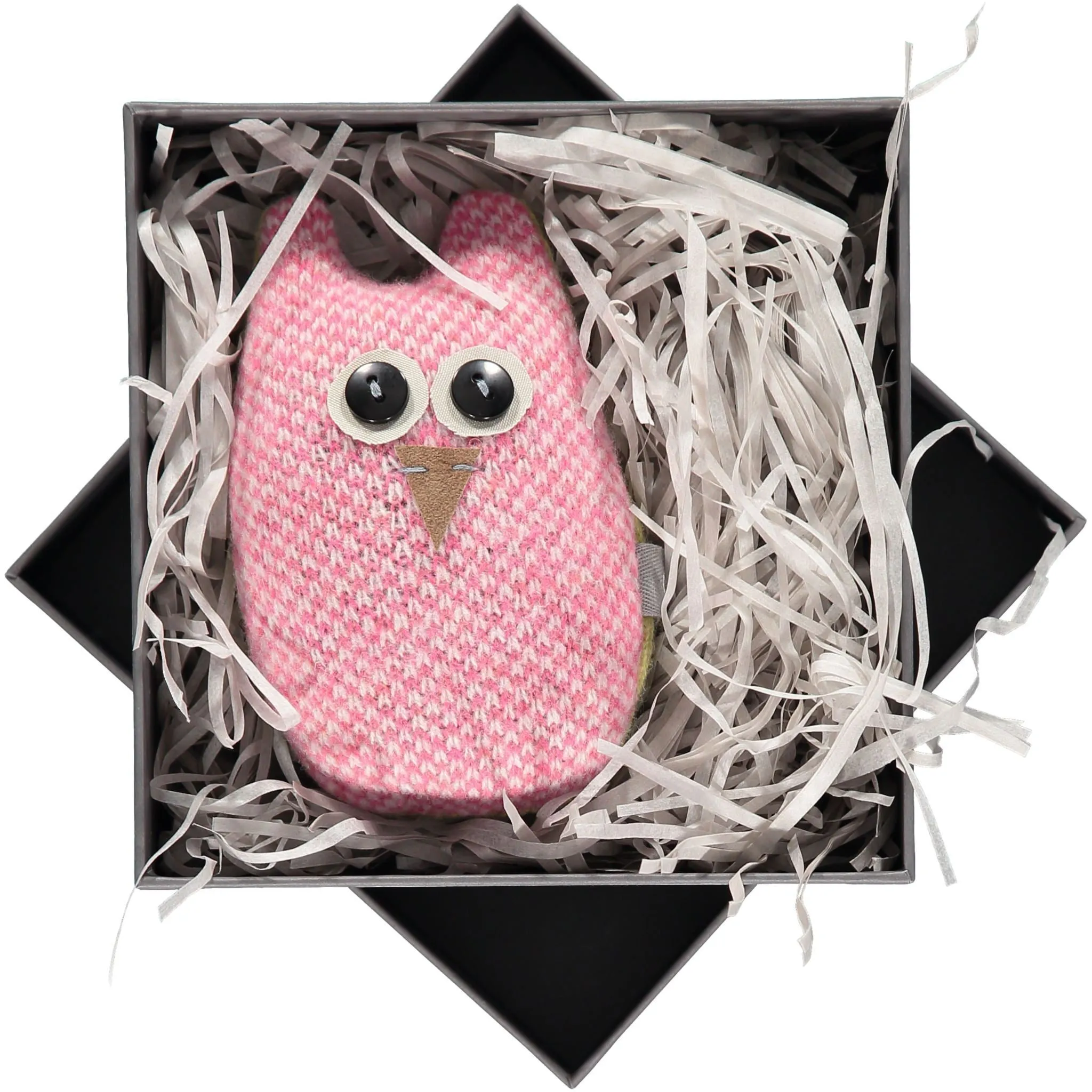 Pink & Green Lavender Filled Mini Owl
