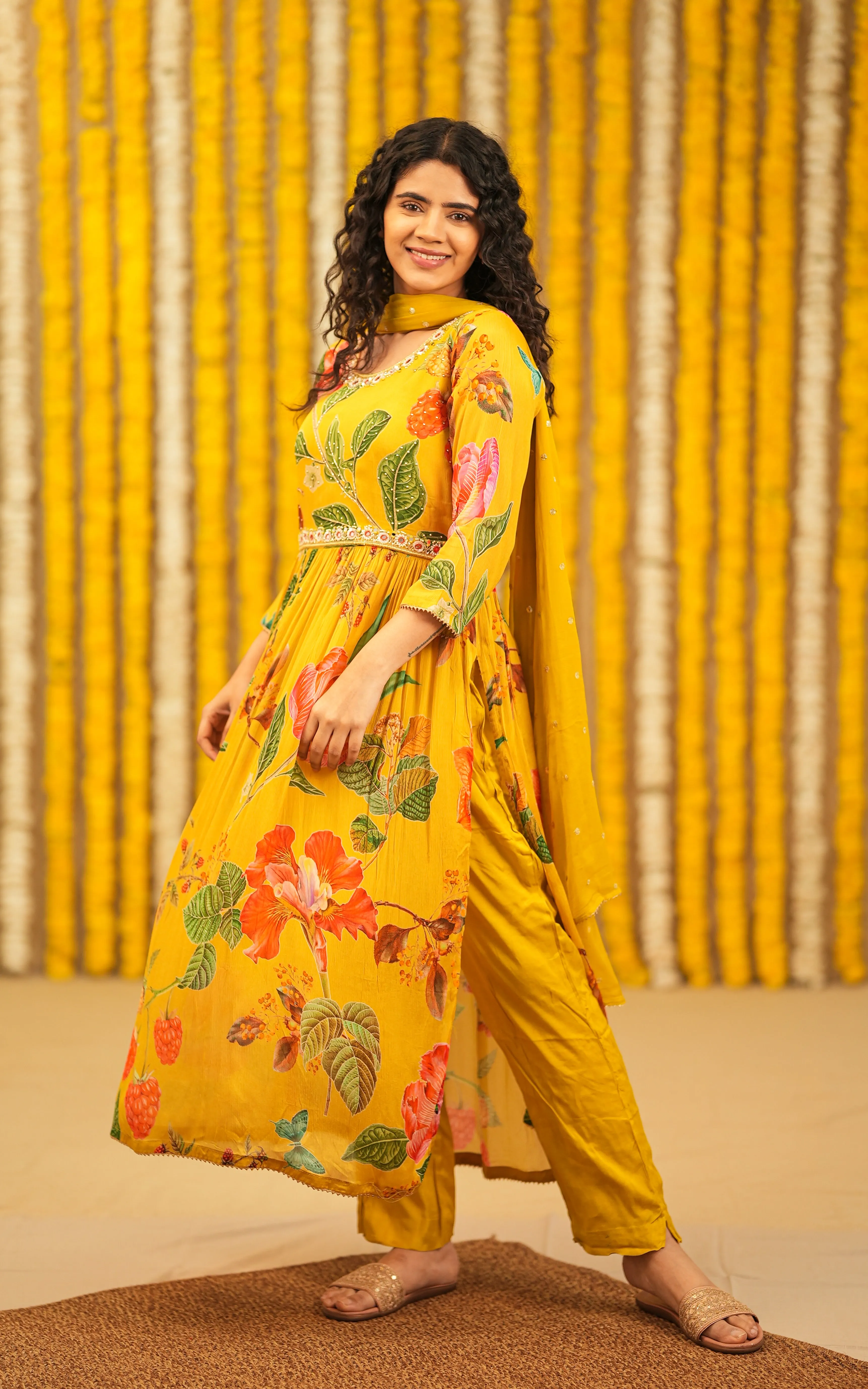 Radhi N  (Kurti Pant Dupatta)