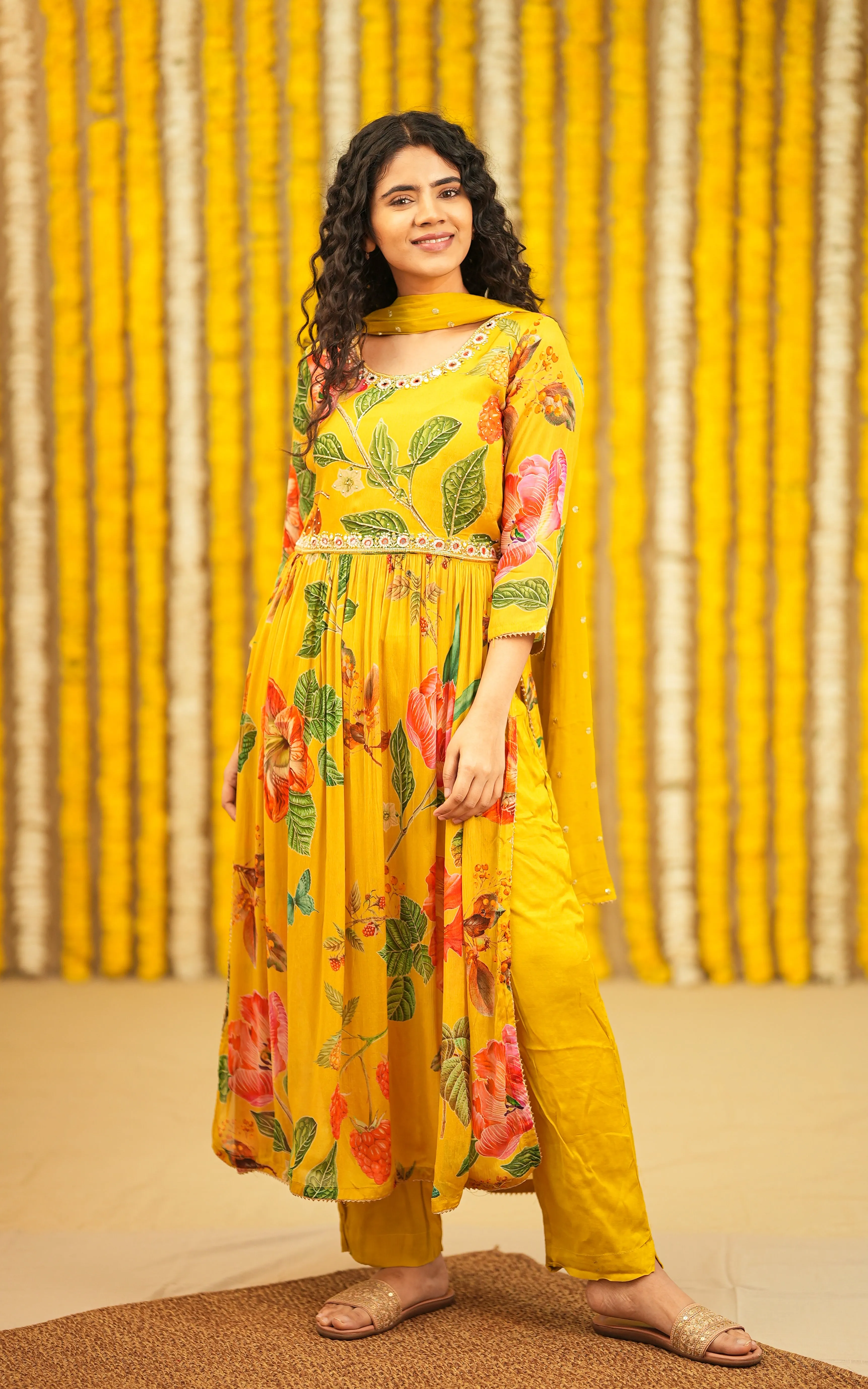 Radhi N  (Kurti Pant Dupatta)