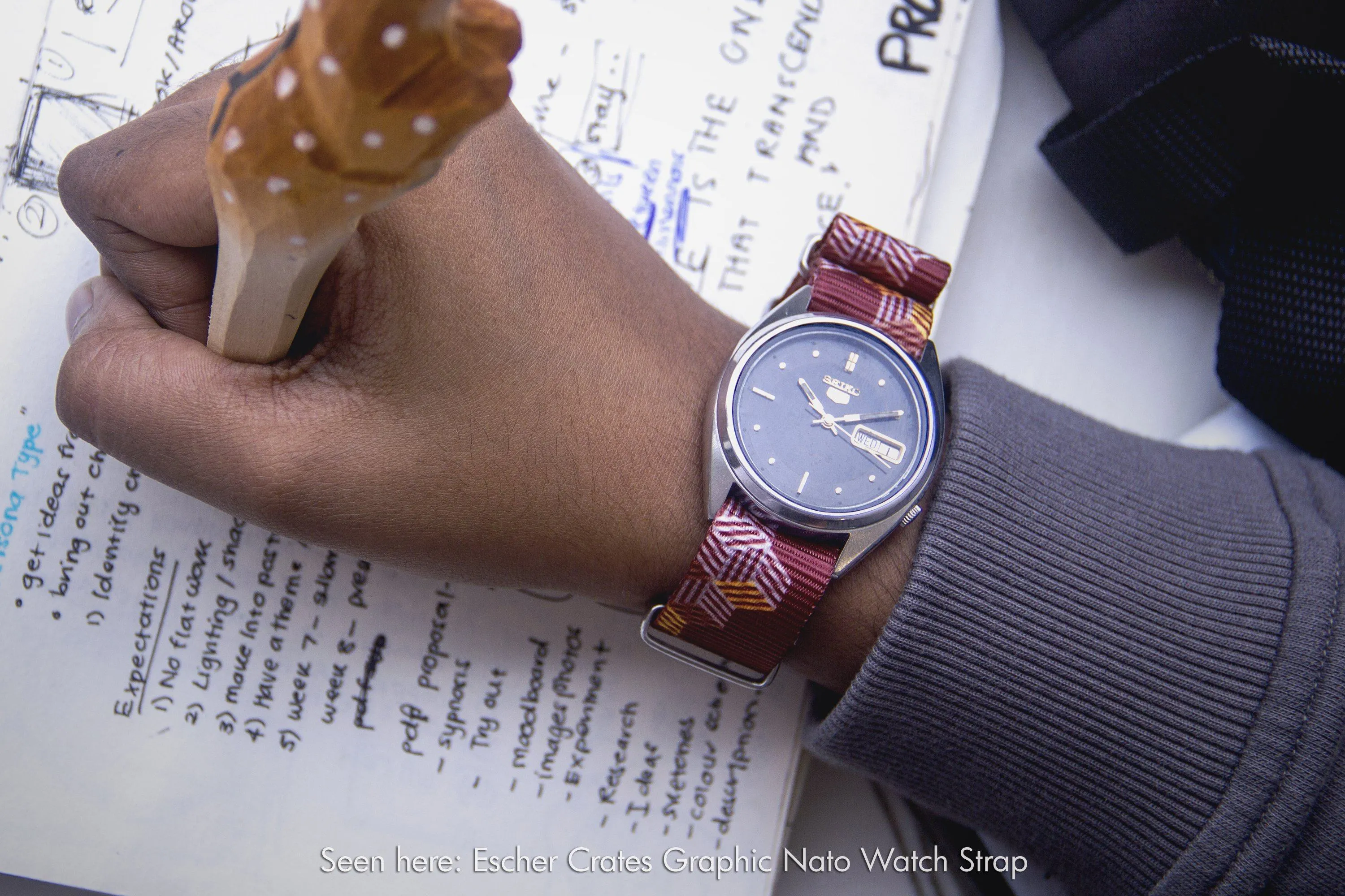 Raindrops Graphic Watch Strap