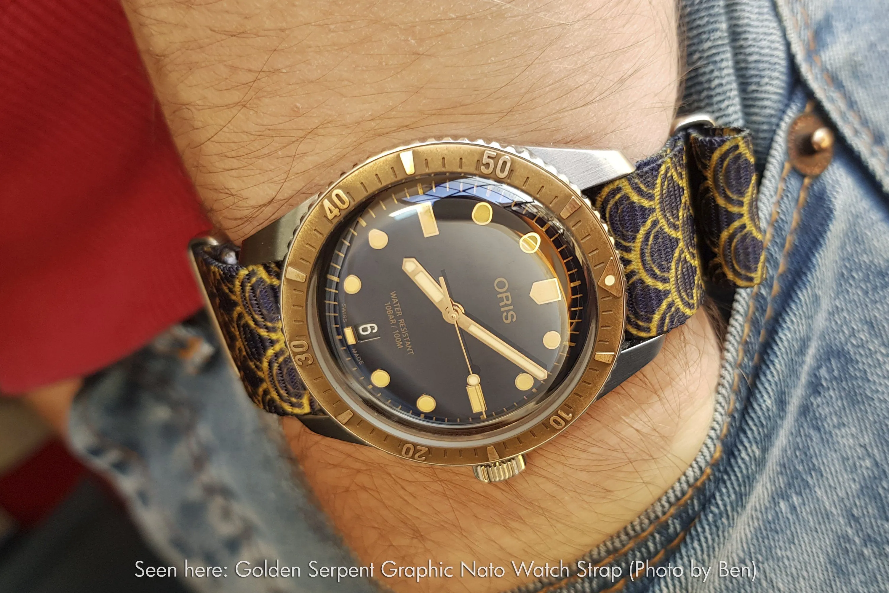 Raindrops Graphic Watch Strap