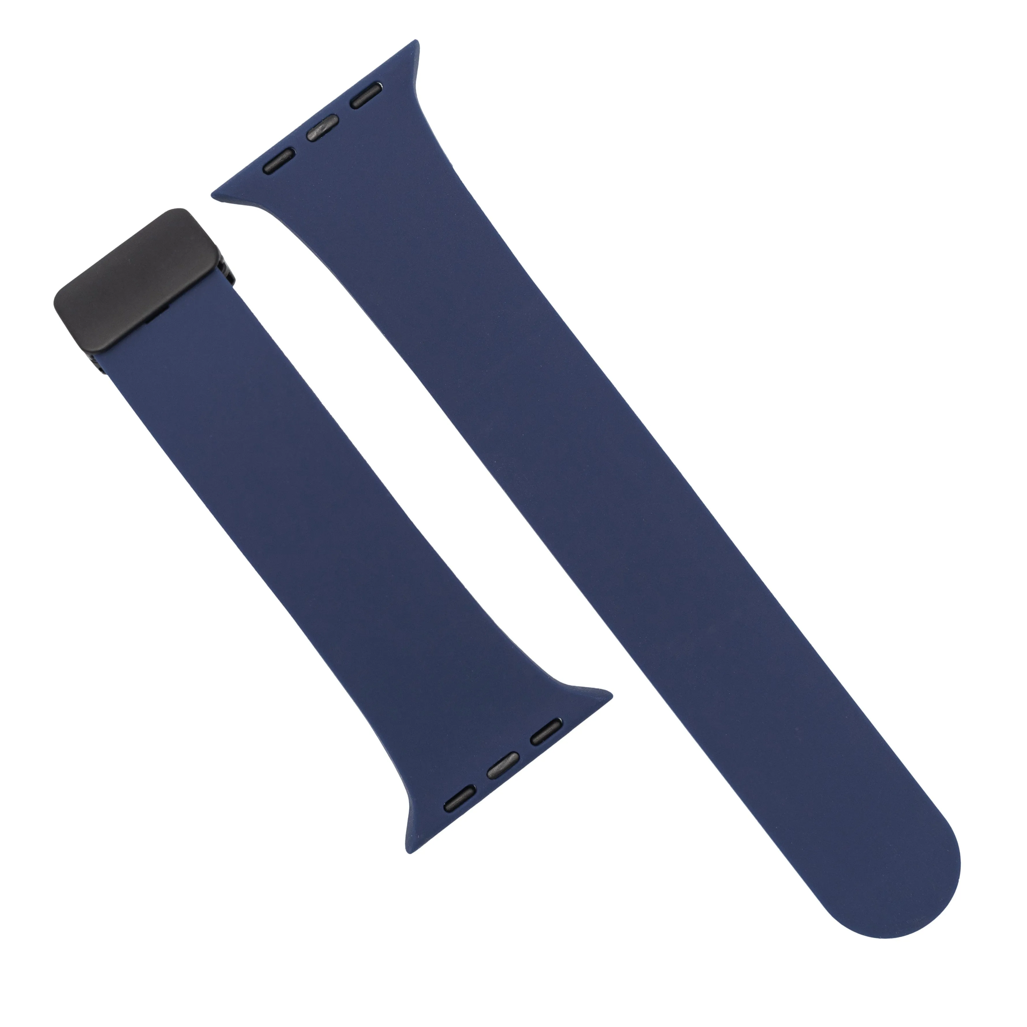 Rubber Strap w/ Clasp in Navy (Apple Watch)