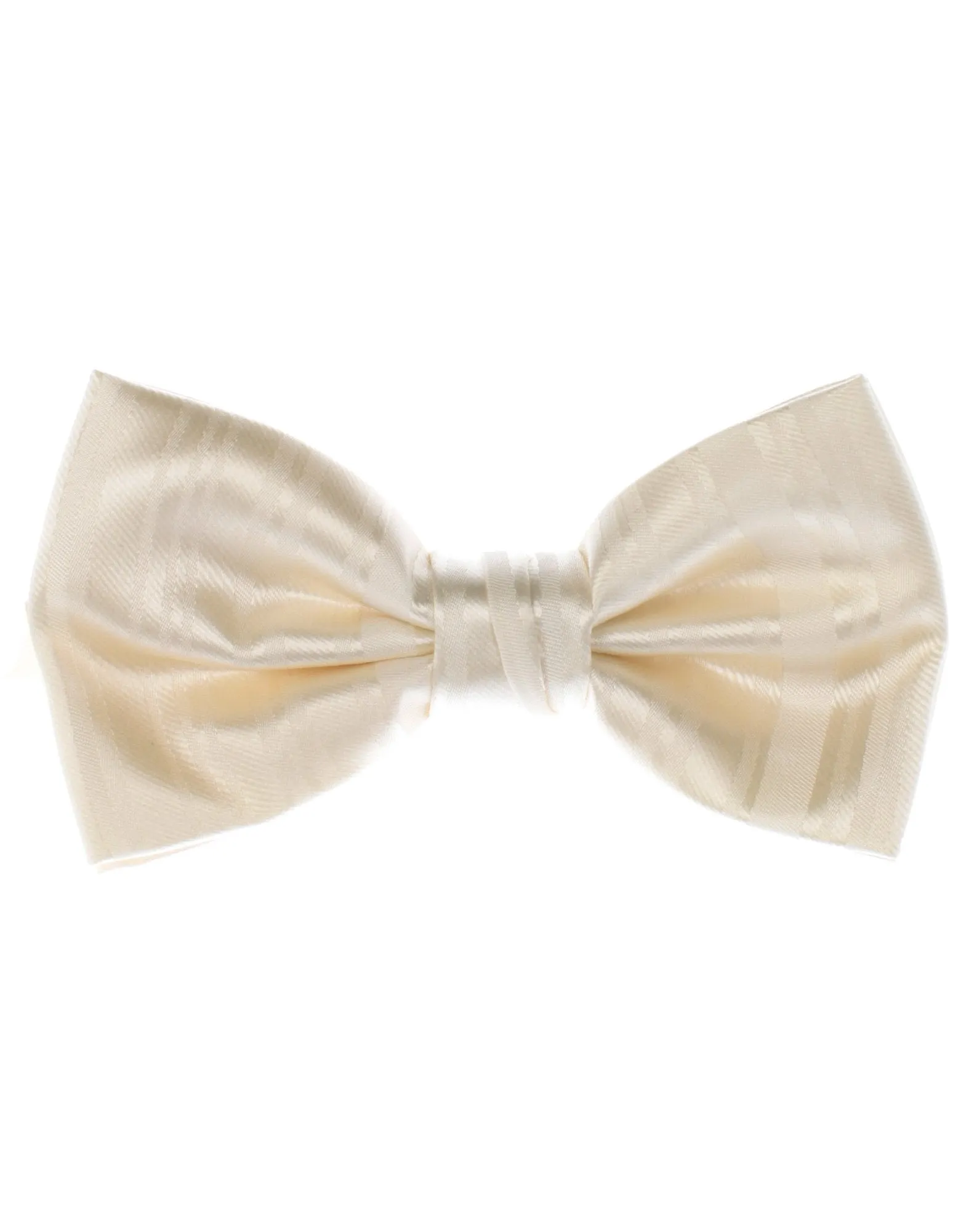 Satin Stripe Bow Tie