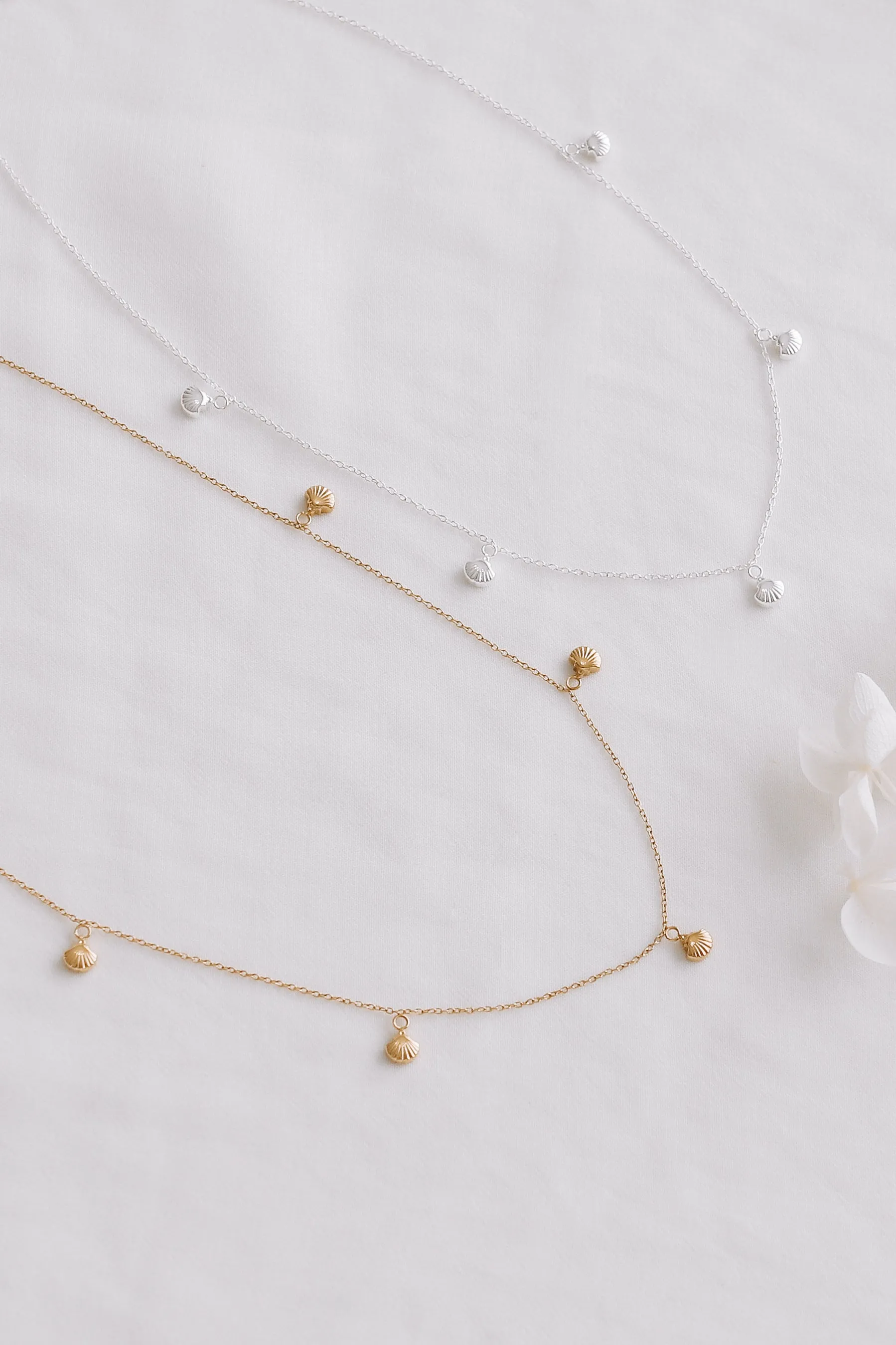 Shelley - 18ct Gold or Silver Stainless Steel Necklace