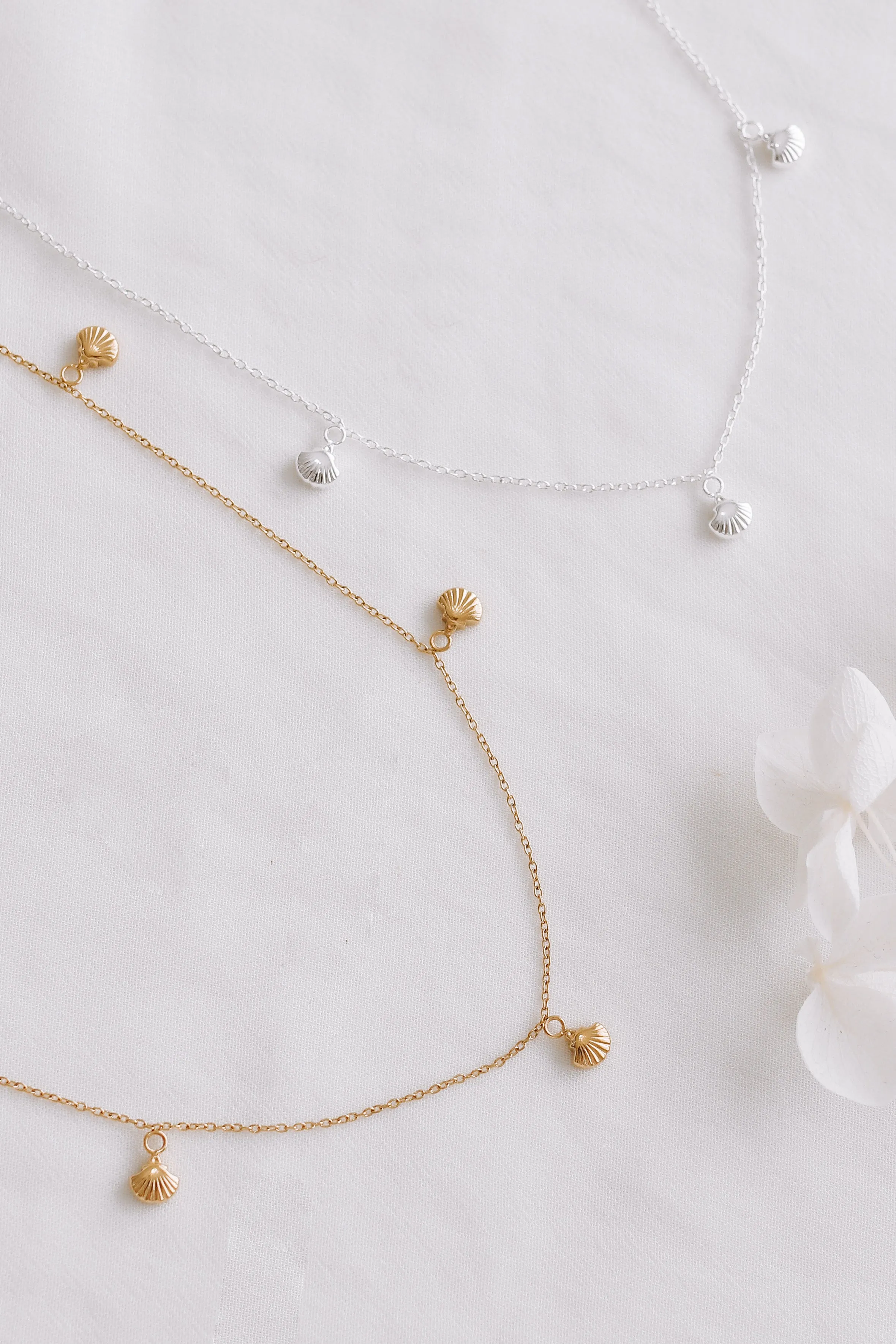 Shelley - 18ct Gold or Silver Stainless Steel Necklace