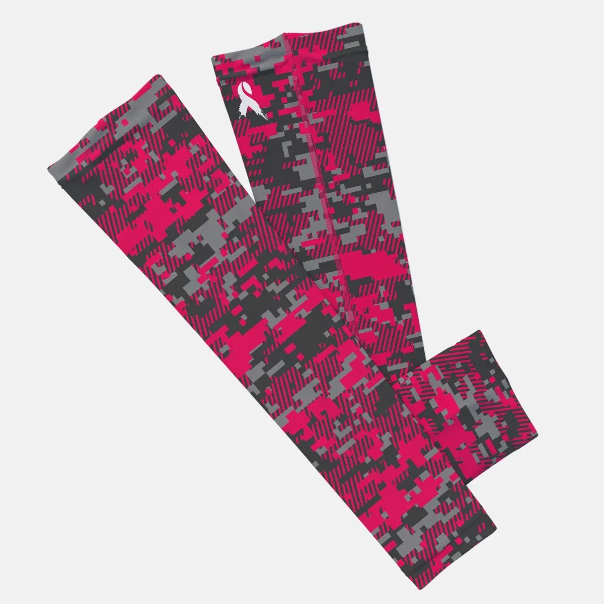 Sleefs BCA Pink Ribbon Digital Ultra Metal Pink Kids Arm Sleeve