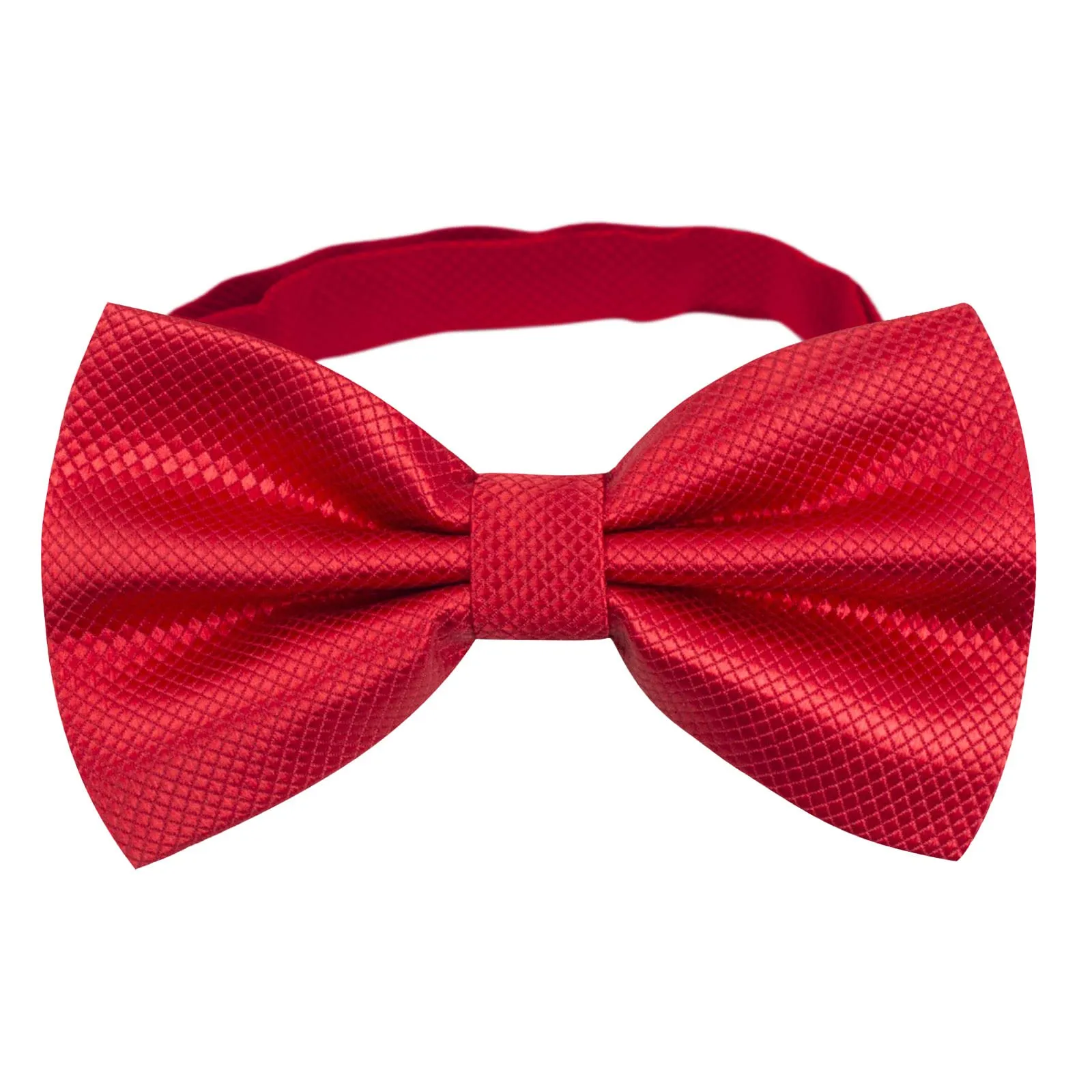Solid Color Adjustable Band Pre-tied Bow Ties-001