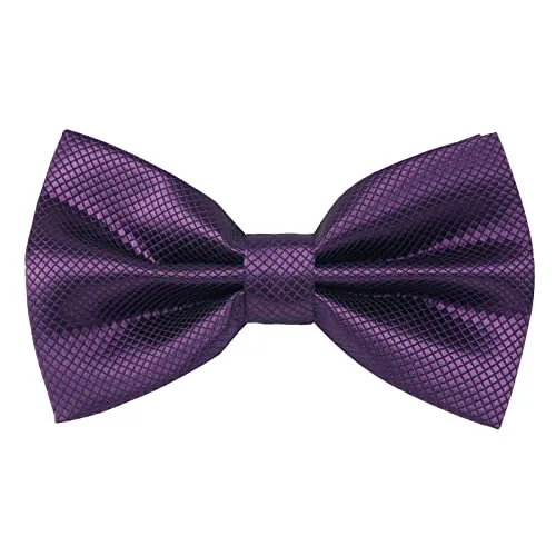 Solid Color Adjustable Band Pre-tied Bow Ties-001