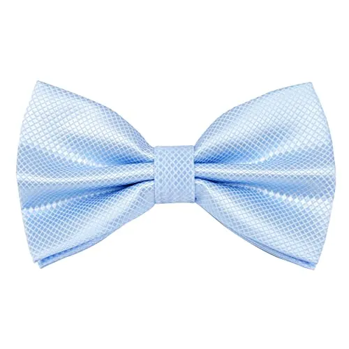 Solid Color Adjustable Band Pre-tied Bow Ties-001