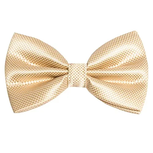 Solid Color Adjustable Band Pre-tied Bow Ties-001