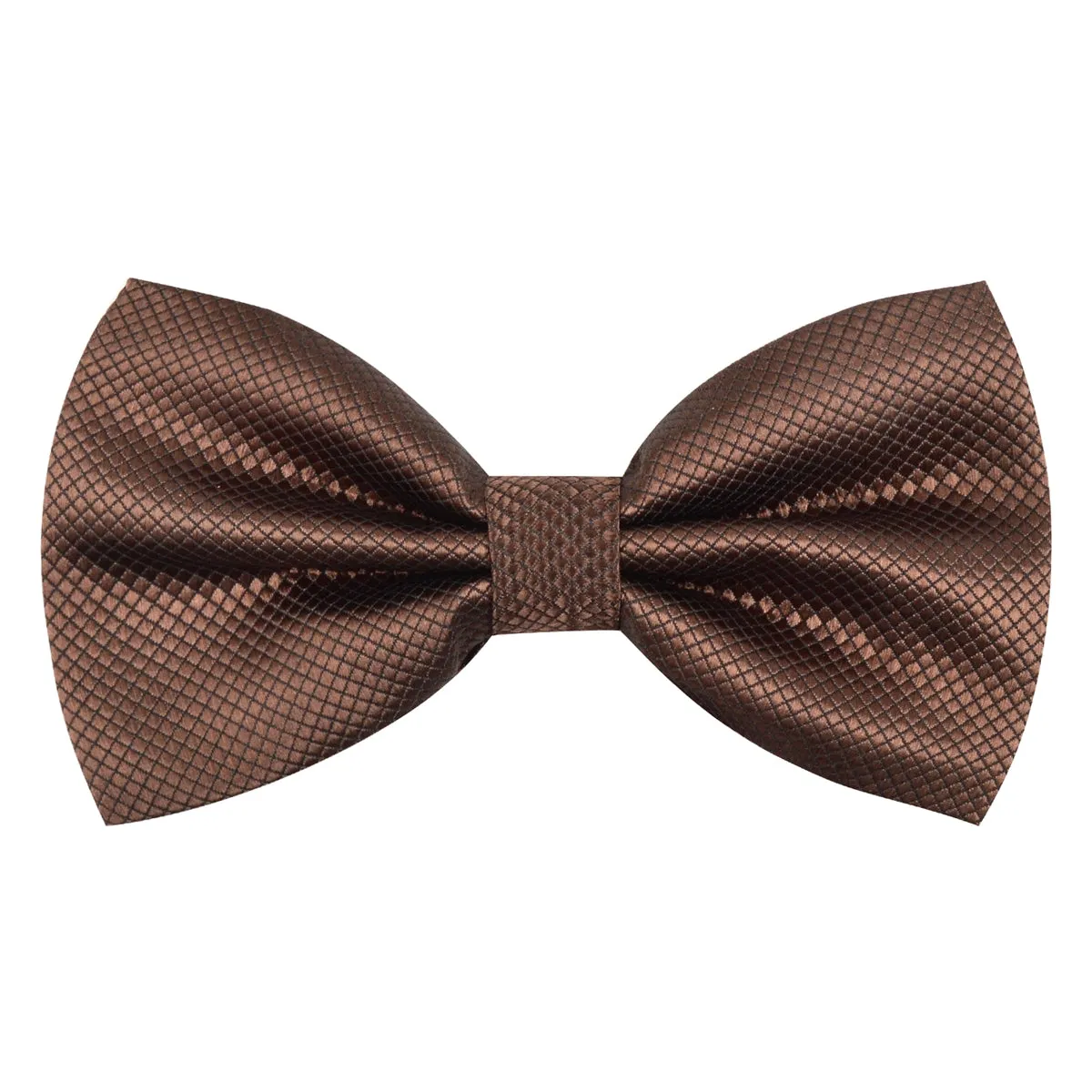 Solid Color Adjustable Band Pre-tied Bow Ties-001