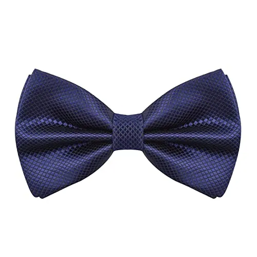 Solid Color Adjustable Band Pre-tied Bow Ties-001