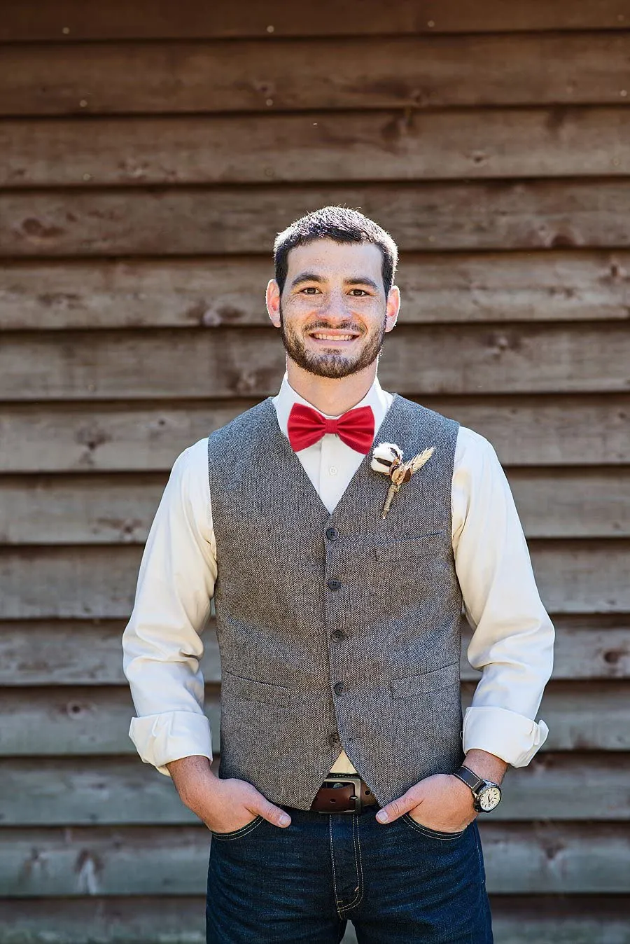 Solid Color Adjustable Band Pre-tied Bow Ties-001
