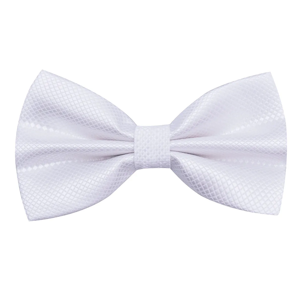Solid Color Adjustable Band Pre-tied Bow Ties-001