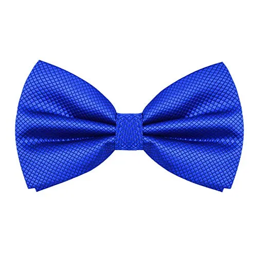 Solid Color Adjustable Band Pre-tied Bow Ties-001