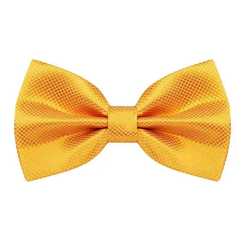 Solid Color Adjustable Band Pre-tied Bow Ties-001