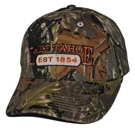 Souvenir Ball Cap Camo Lake Tahoe