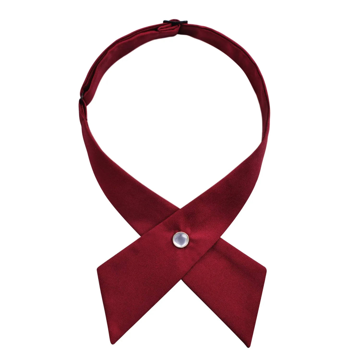 Students Solid Criss-cross Bow Ties for School-066