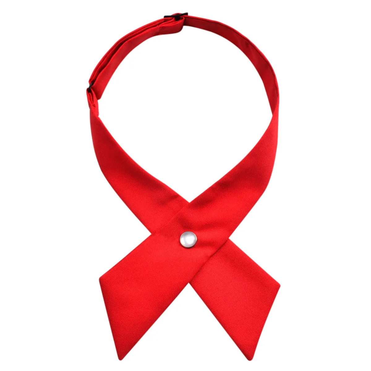 Students Solid Criss-cross Bow Ties for School-066