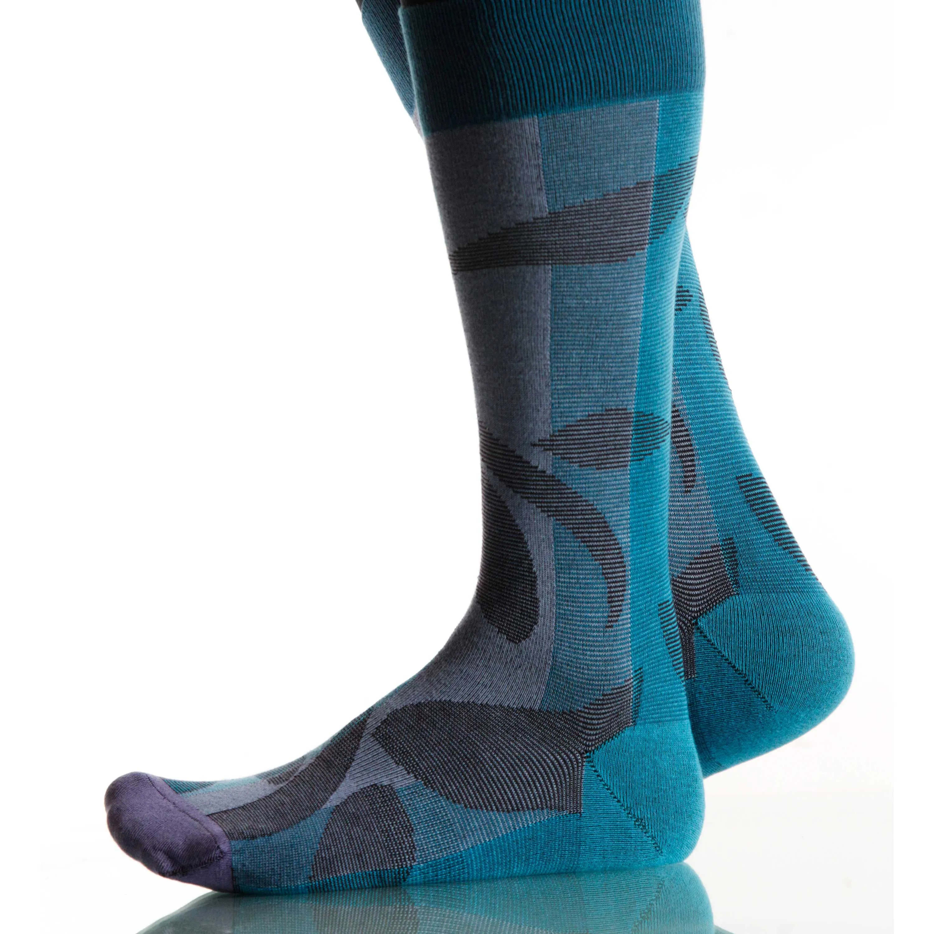 Teal Jungle Stripe