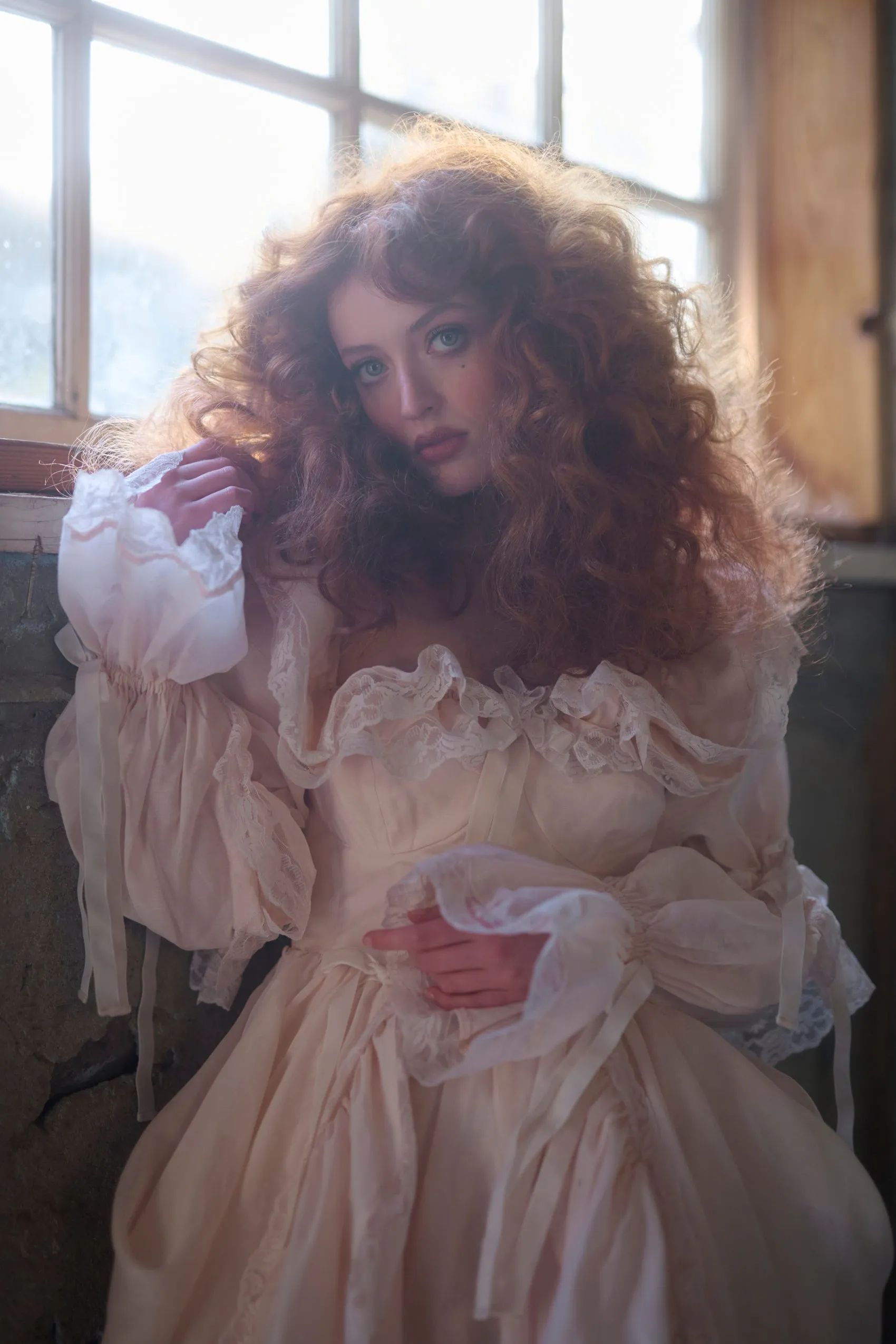 The Blush Silk Organdy Waltz Gown