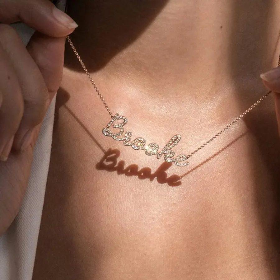 The Custom Gold Name Necklace