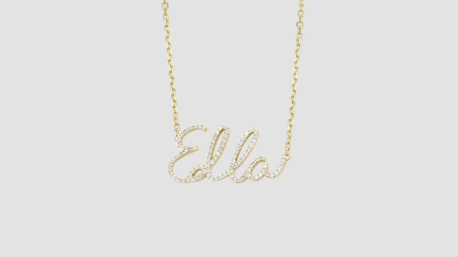 The Custom Gold Name Necklace