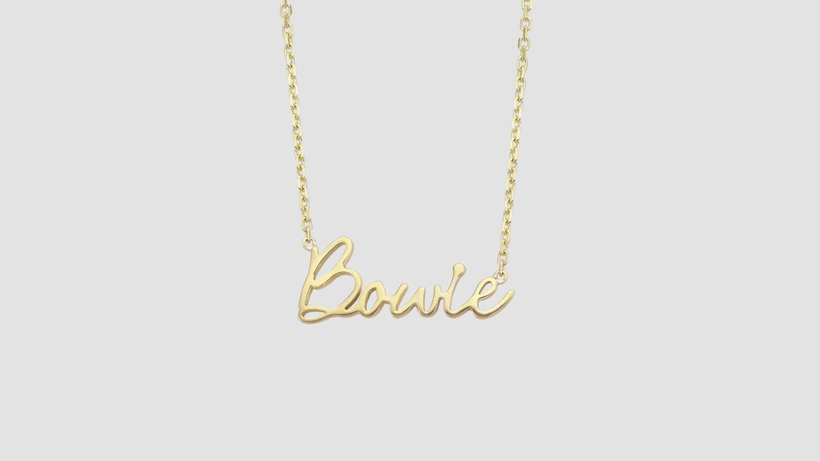 The Custom Gold Name Necklace