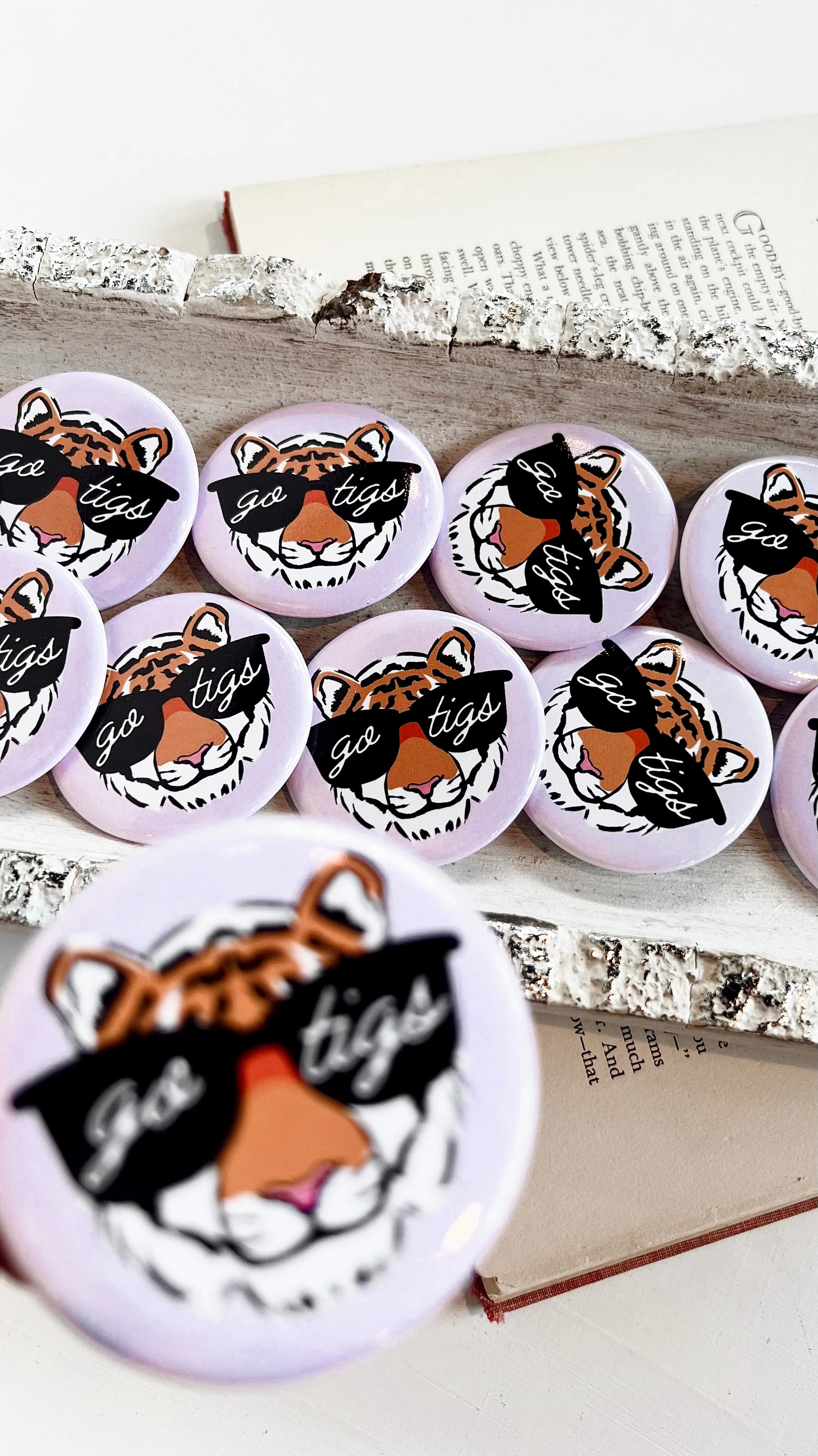 The Eye Of The Tiger Game Day Pin