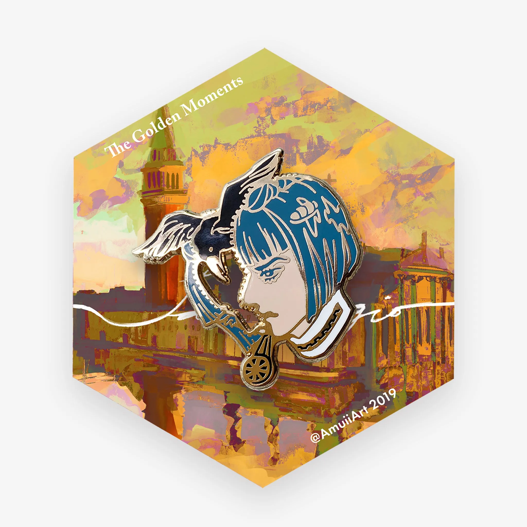 The Golden Moment / JJBA enamel Pins