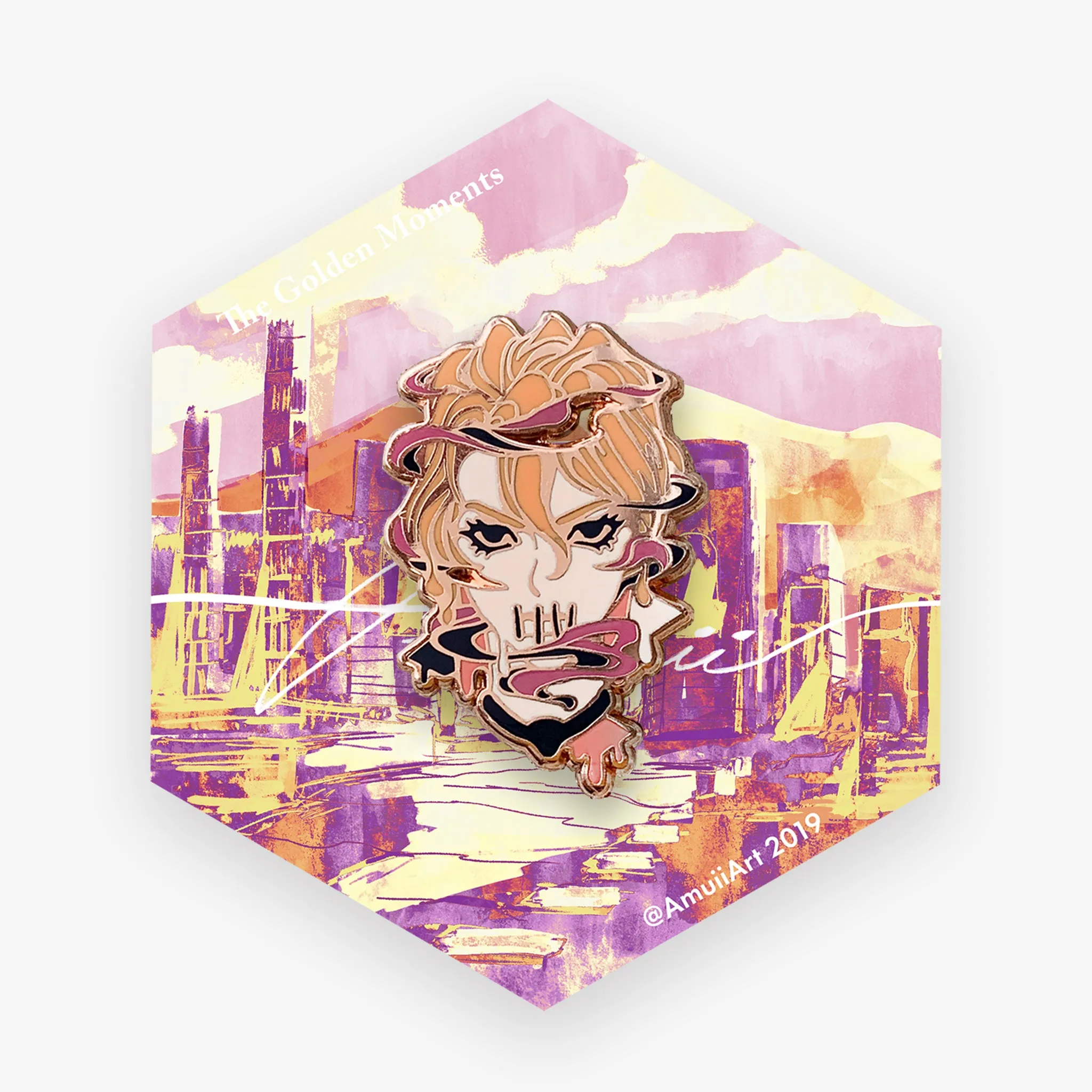 The Golden Moment / JJBA enamel Pins