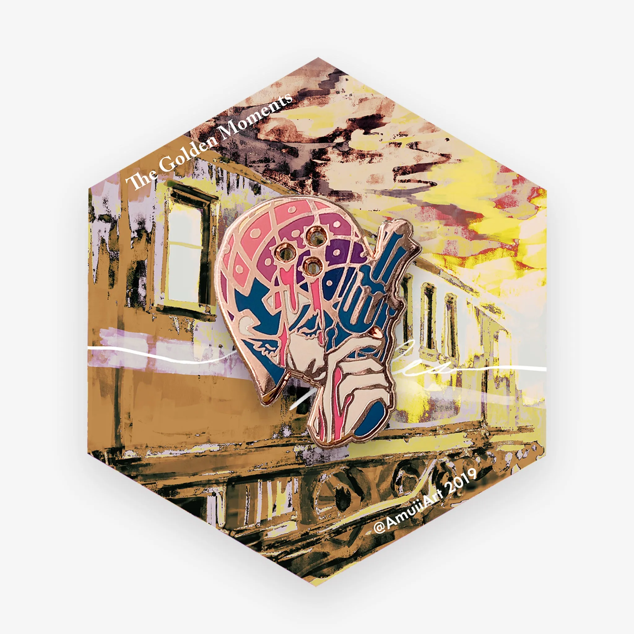 The Golden Moment / JJBA enamel Pins