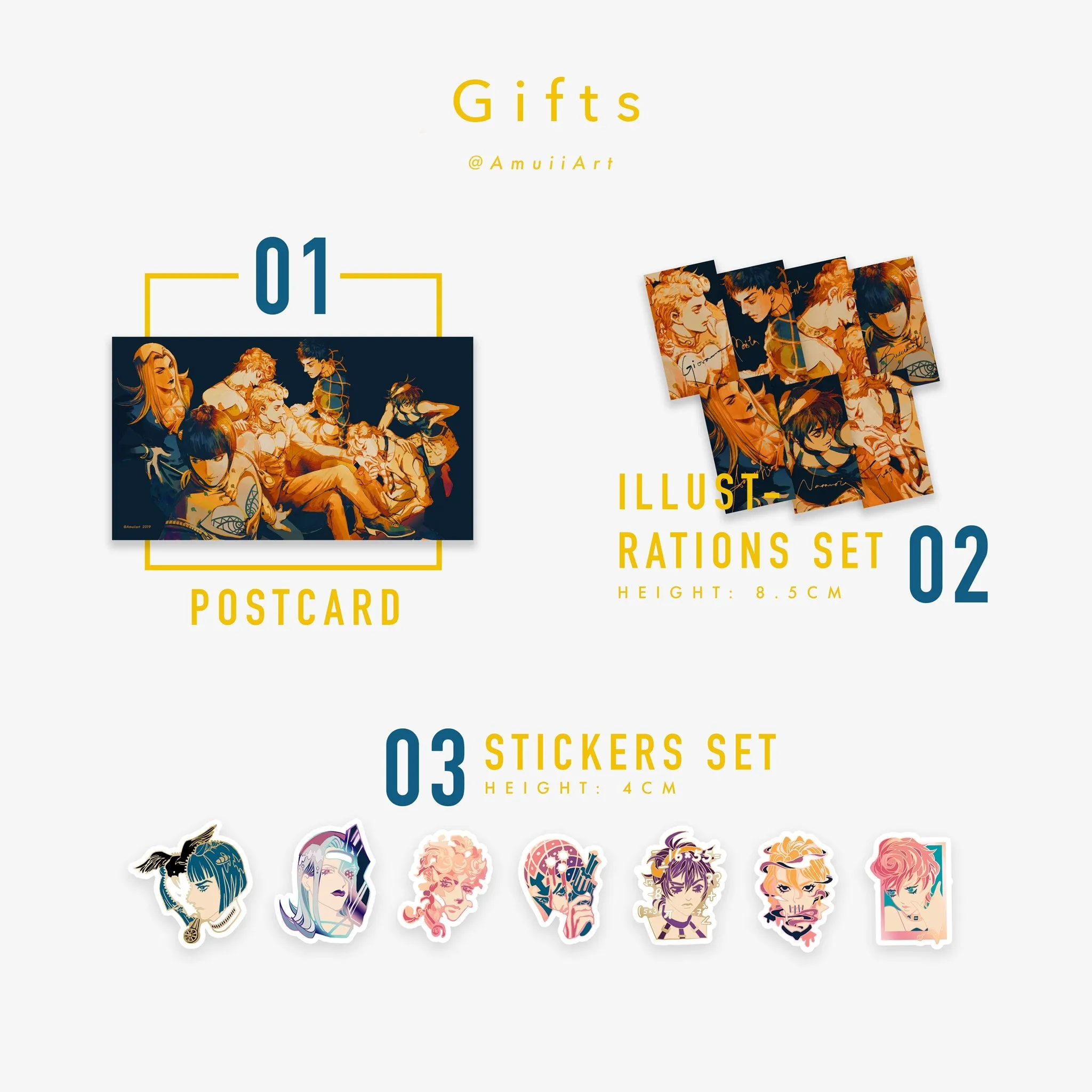 The Golden Moment / JJBA enamel Pins