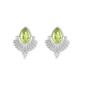 Venus Apatite Silver Earrings