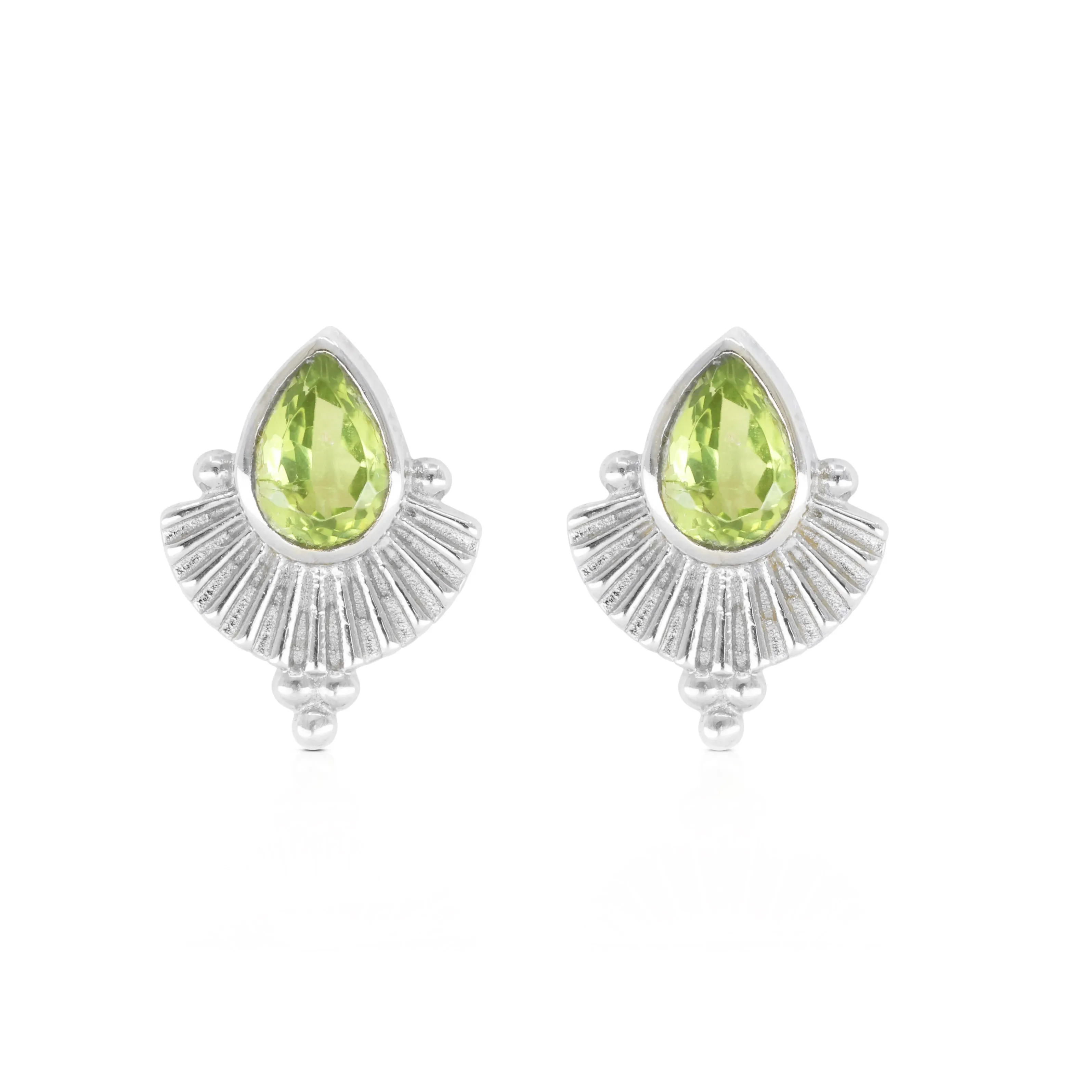 Venus Apatite Silver Earrings