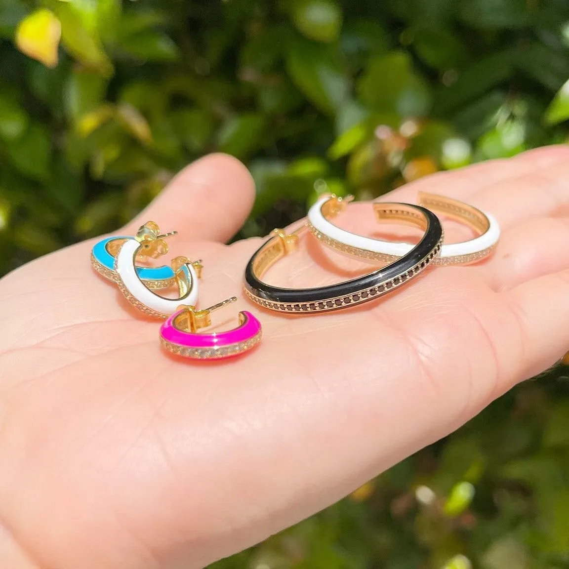 Walk the Line | Large Hoop Earrings