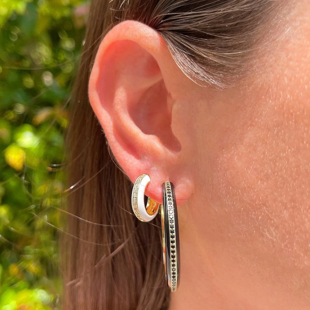 Walk the Line | Large Hoop Earrings